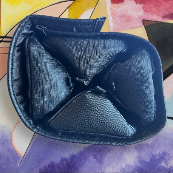 JOY MANGANO XL DOUBLE HANDLE TOP JEWELRY MAKEUP SCARVES CARRY ORGANIZER UNISEX - Picture 4 of 8